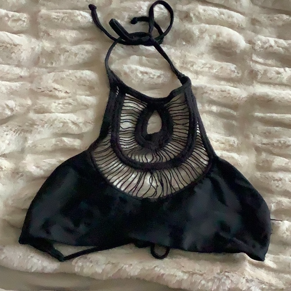 Crochet Neck Bikini Top